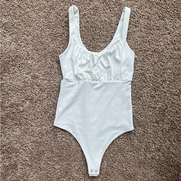 Abercrombie & Fitch Ruched Tank Bodysuit - Picture 1 of 13